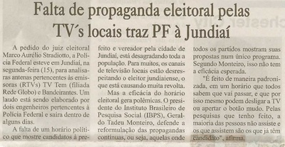 Jundiaí Hoje - 06/09/2008