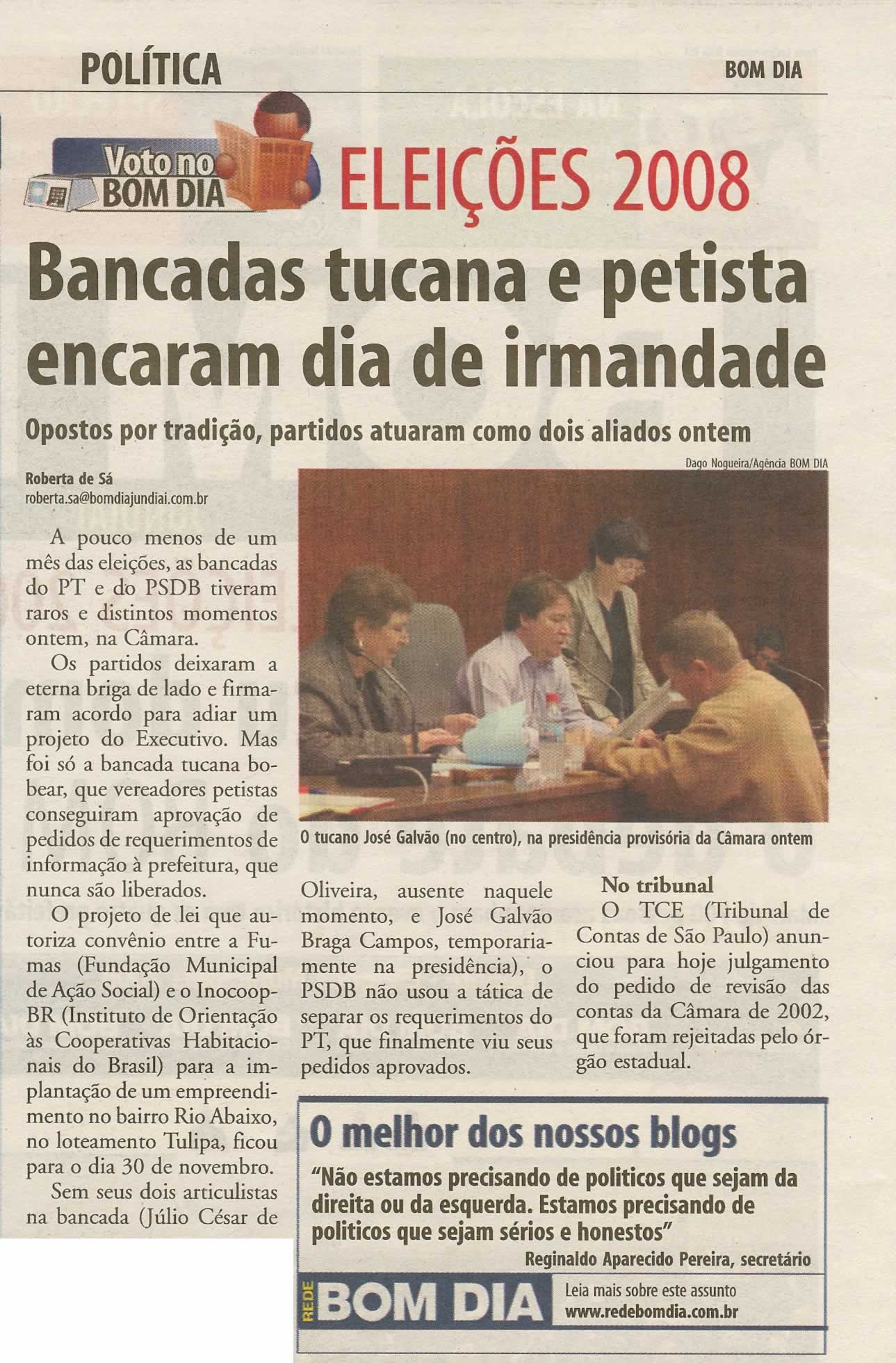 Bom Dia Jundiaí - 10/09/2008