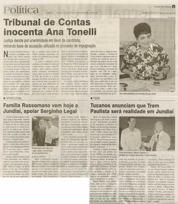 Jornal da Cidade - 11/09/2008