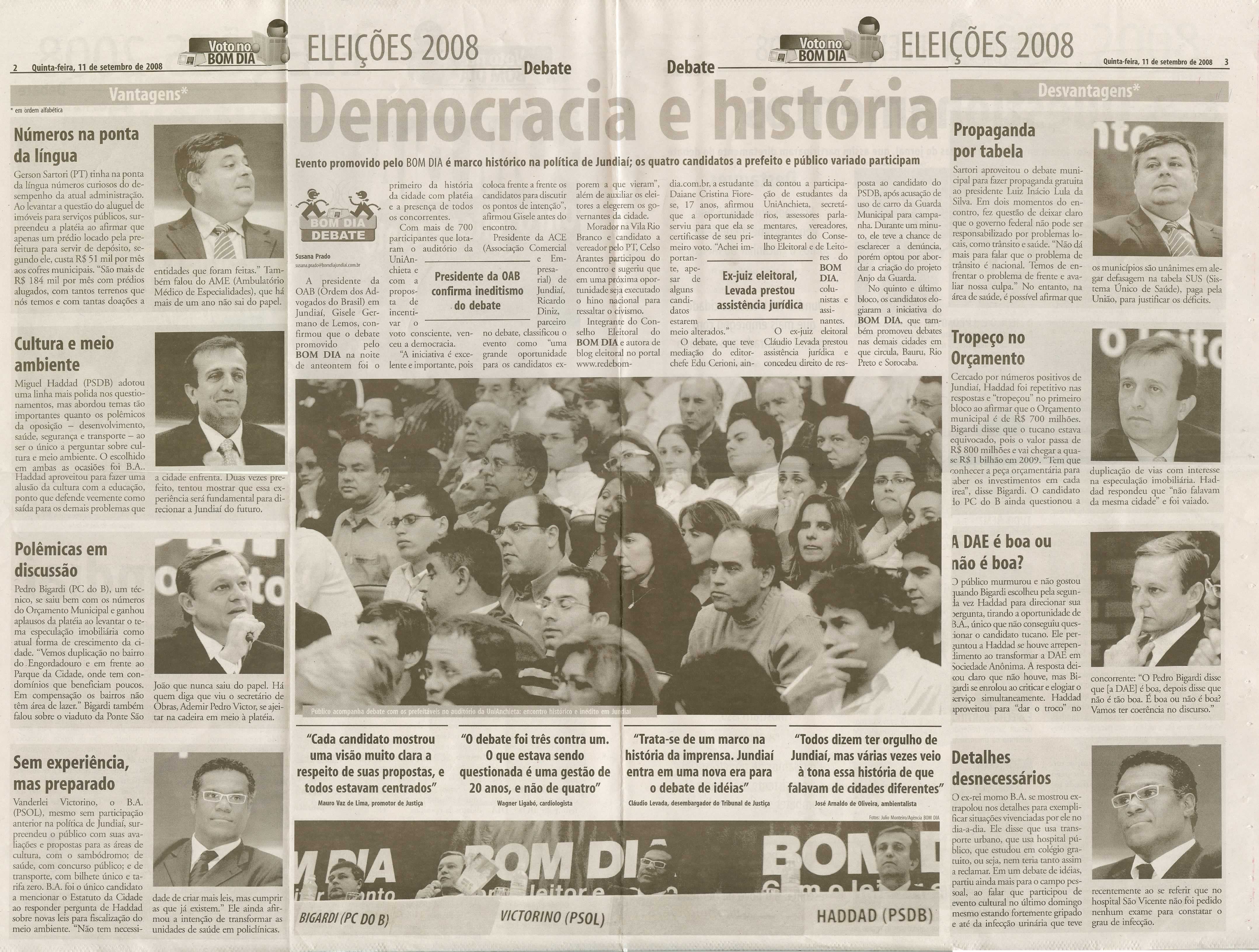 Bom Dia Jundiaí - 11/09/2008