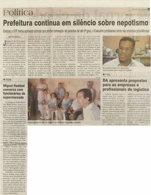 Jornal da Cidade - 13/09/2008
