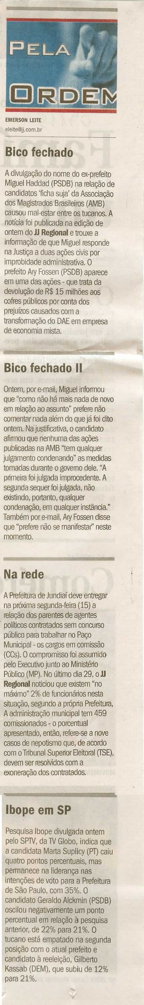 Jornal de Jundiaí - 13/09/2008