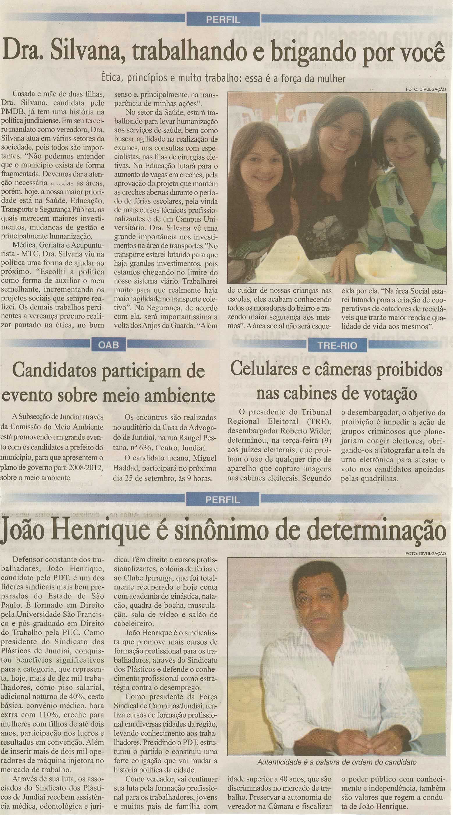 Jundiaí Hoje - 12/09/2008