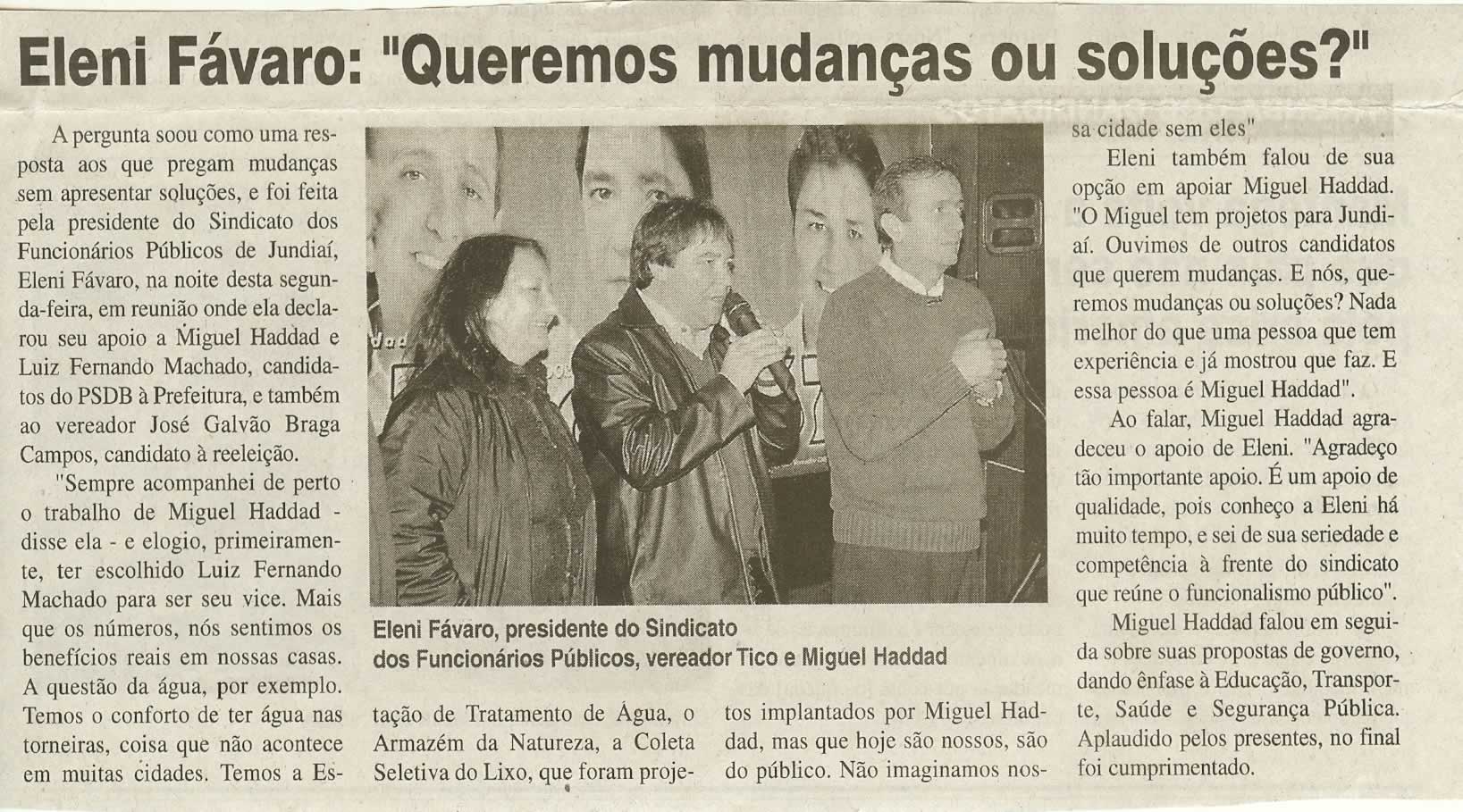 Jornal da Cidade - 16/09/2008