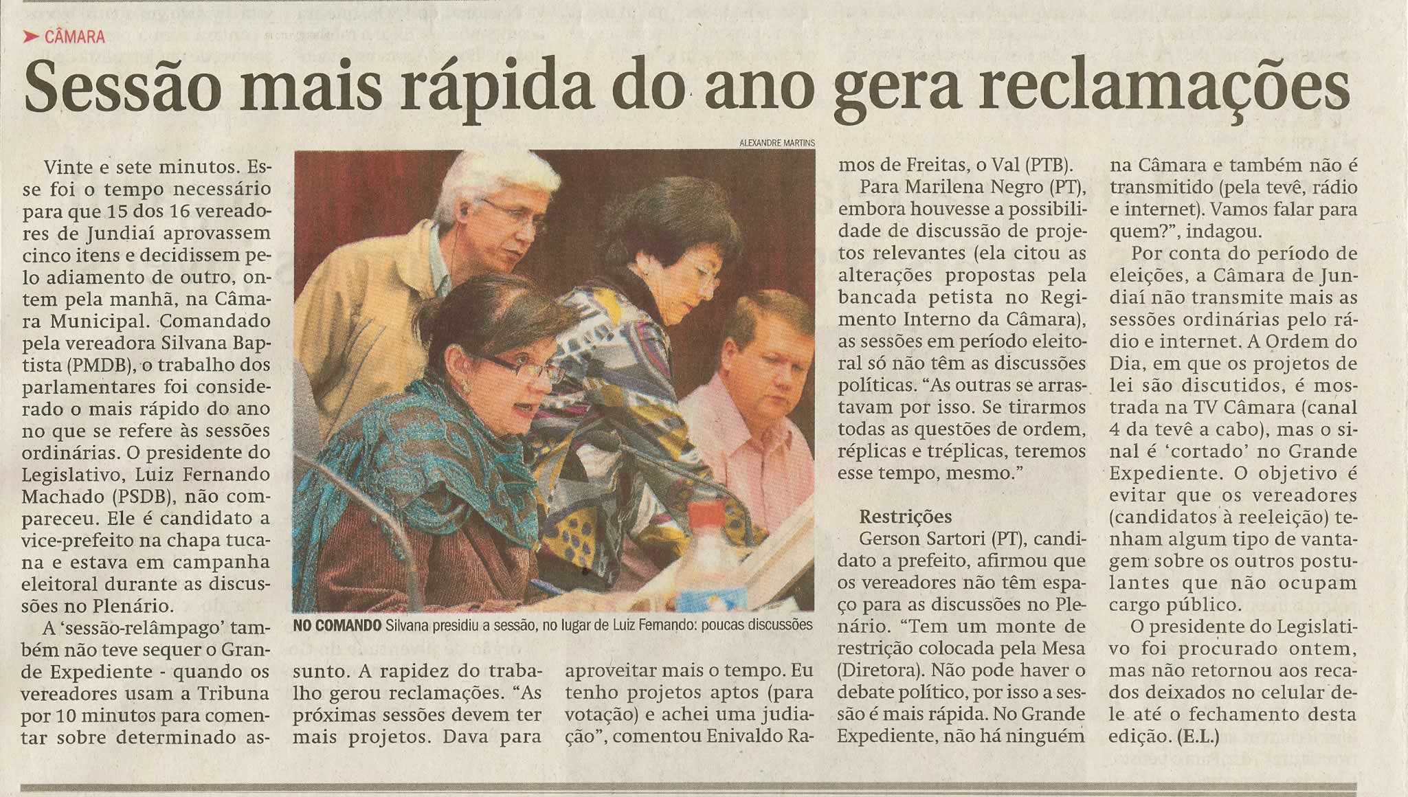 Jornal de Jundiaí - 17/09/2008