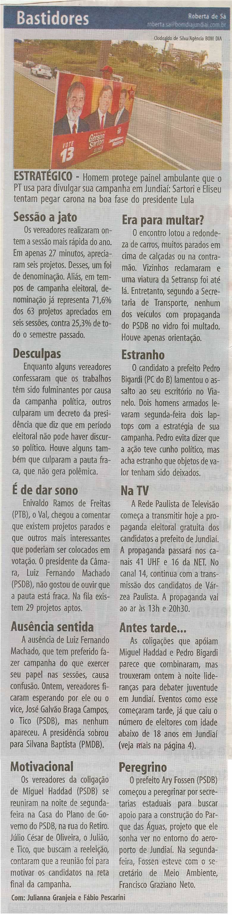 Bom Dia Jundiaí - 17/09/2008