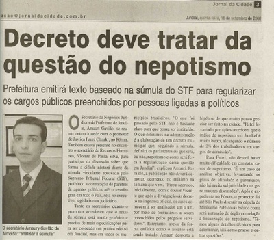 Jornal da Cidade - 18/09/2008