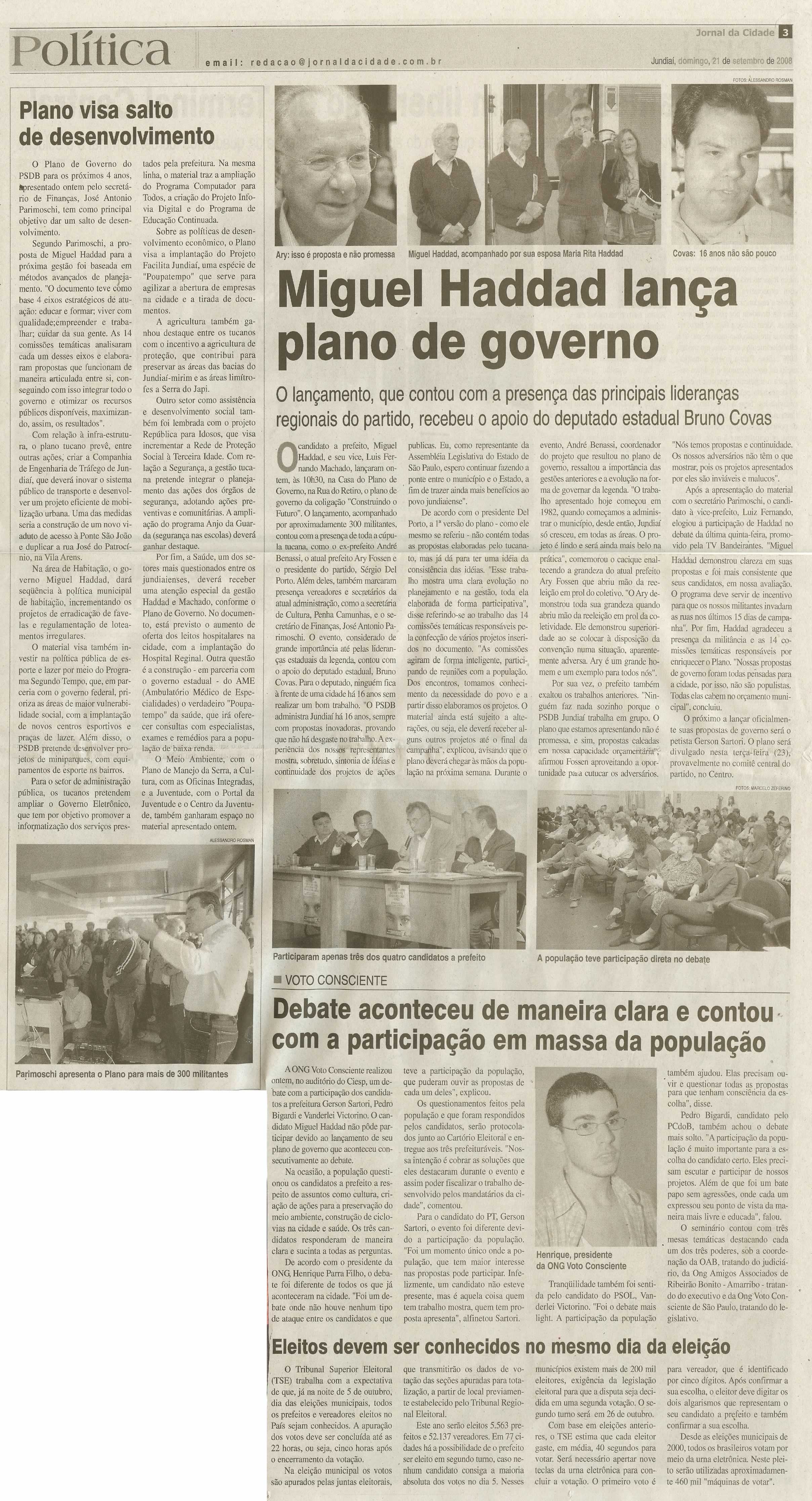 Jornal da Cidade - 21/09/2008