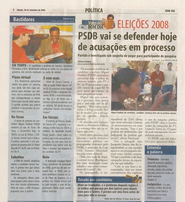 Bom Dia Jundiaí - 20/09/2008