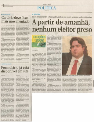 Jornal de Jundiaí - 29/09/2008