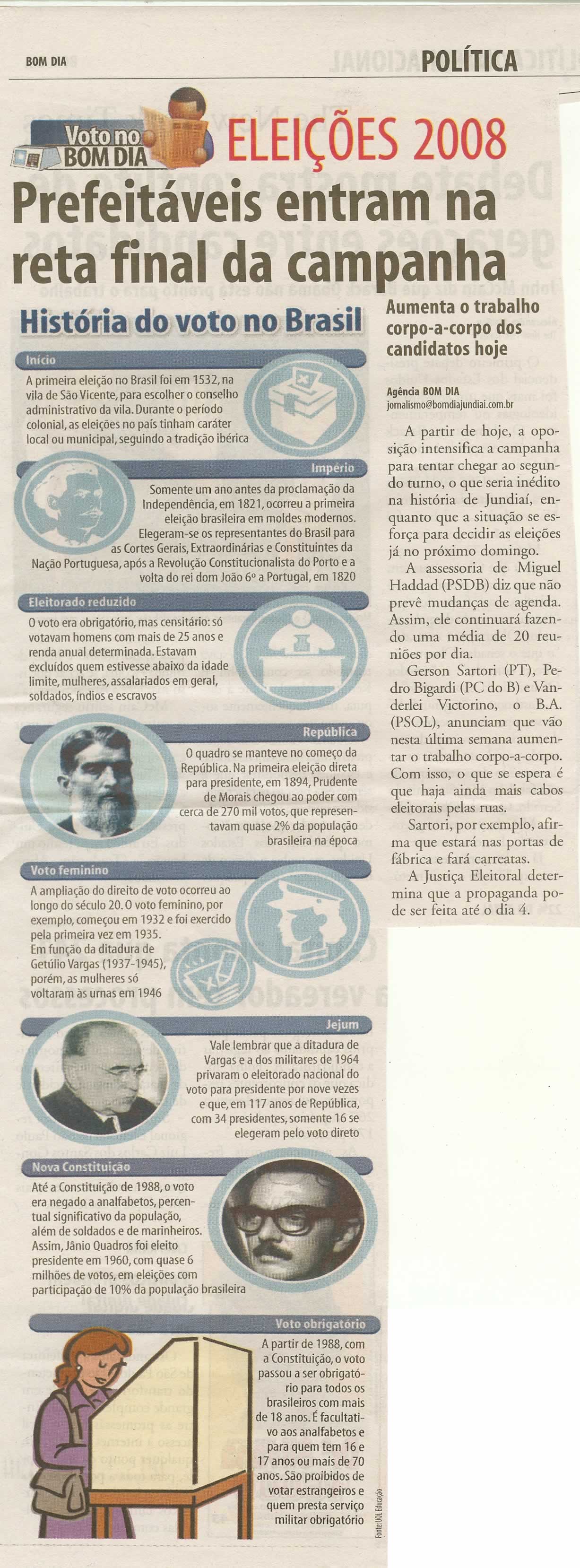 Bom Dia Jundiaí - 29/09/2008