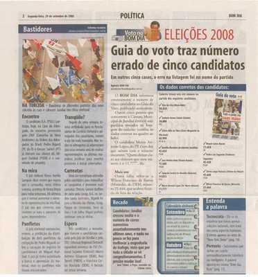 Bom Dia Jundiaí - 29/09/2008