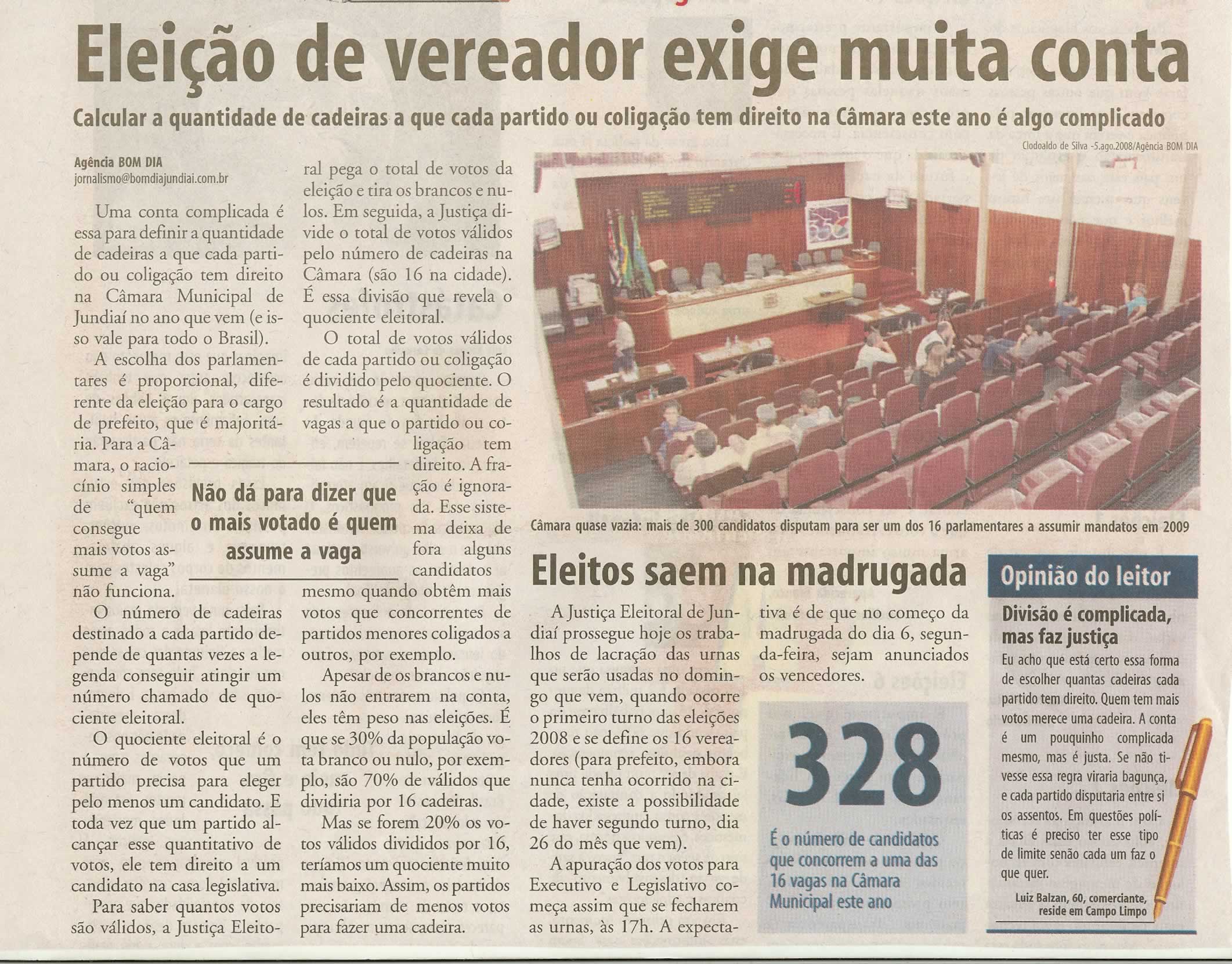 Bom Dia Jundiaí - 27/09/2008