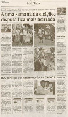 Jornal de Jundiaí - 28/09/2008