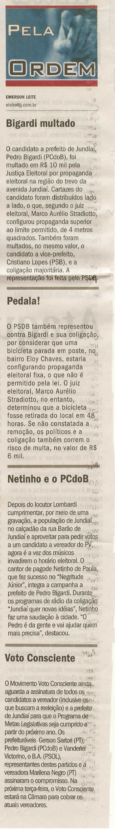 Jornal de Jundiaí - 27/09/2008