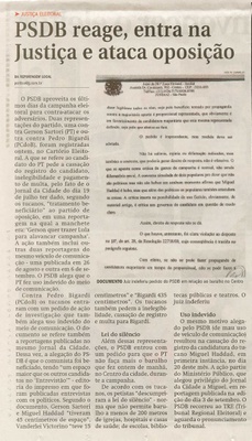 Jornal de Jundiaí - 28/09/2008