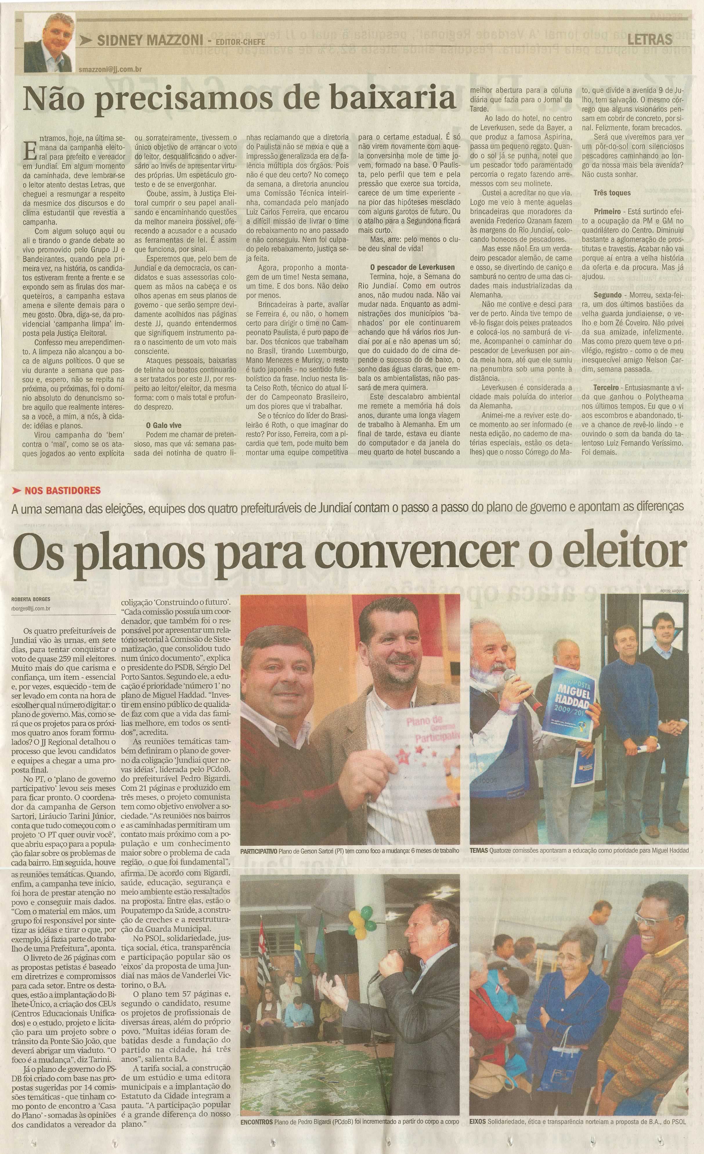 Jornal de Jundiaí - 28/09/2008