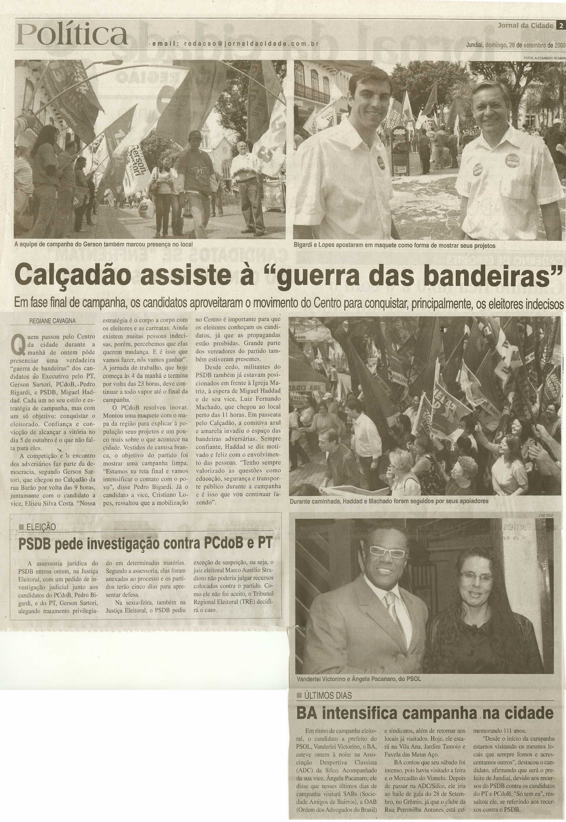 Jornal da Cidade - 28/09/2008