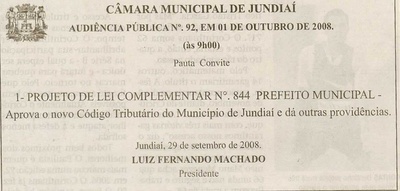 Jornal de Jundiaí - 30/09/2008