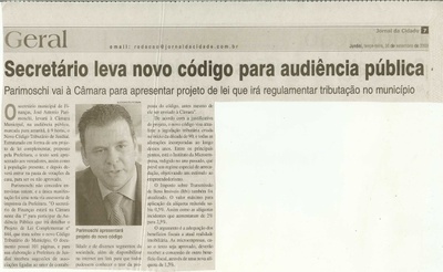 Jornal da Cidade - 30/09/2008