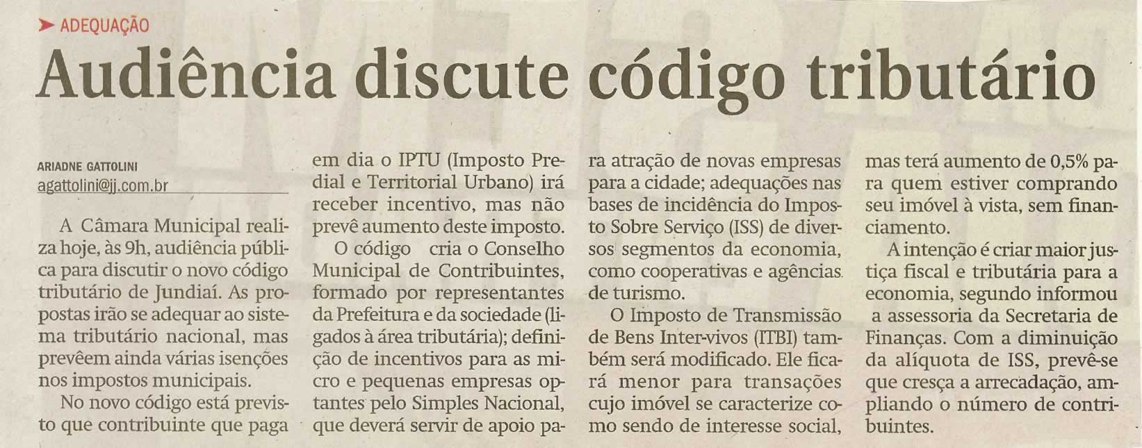 Jornal de Jundiaí - 01/10/2008