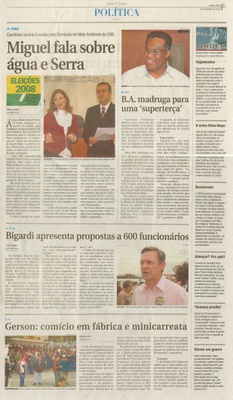 Jornal de Jundiaí - 01/10/2008