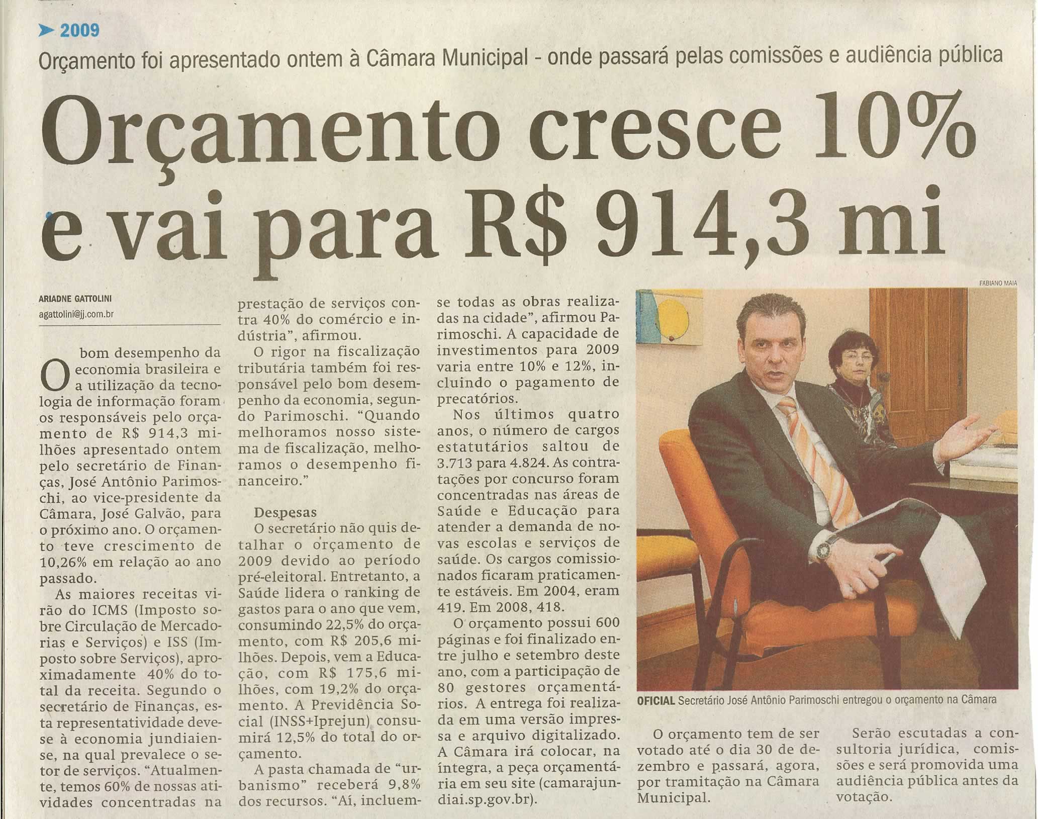 Jornal de Jundiaí - 01/10/2008