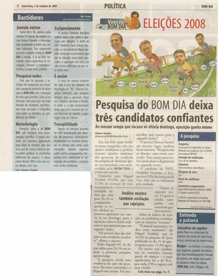 Bom Dia Jundiaí - 03/10/2008