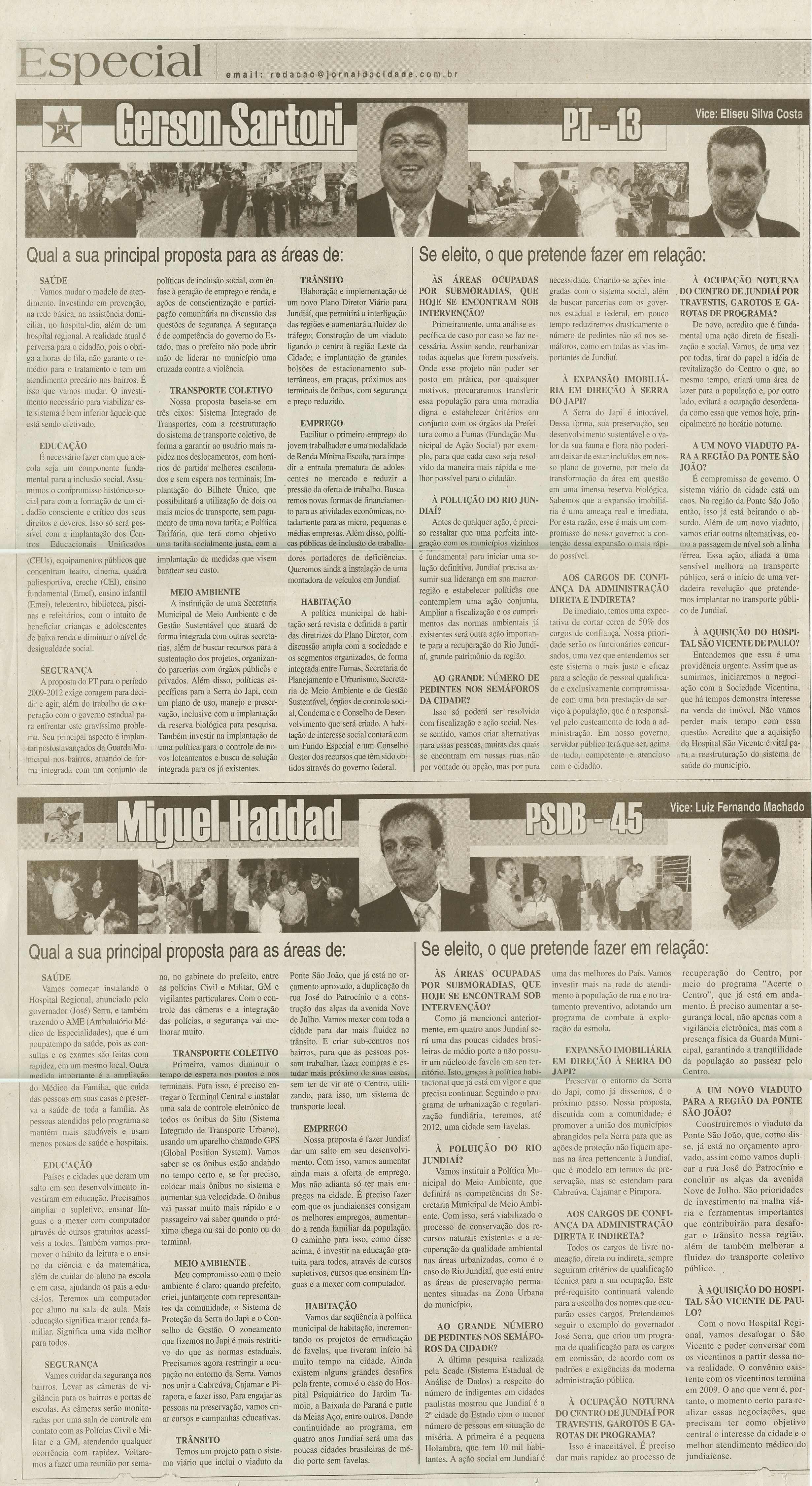 Jornal da Cidade - 03/10/2008