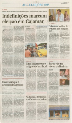 Jornal de Jundiaí - 06/10/2008