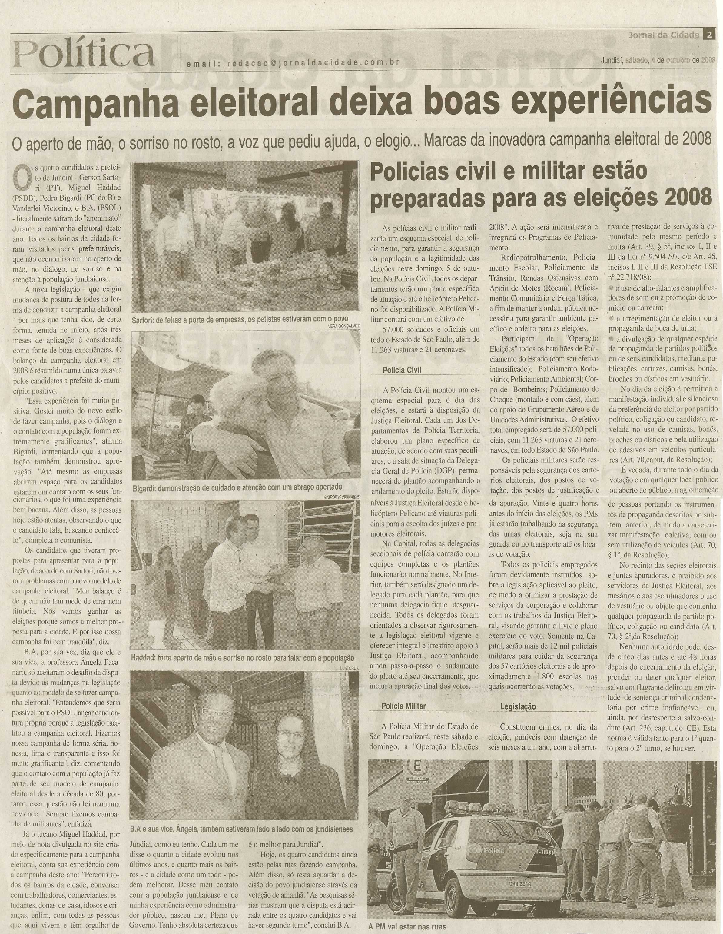 Jornal da Cidade - 04/10/2008
