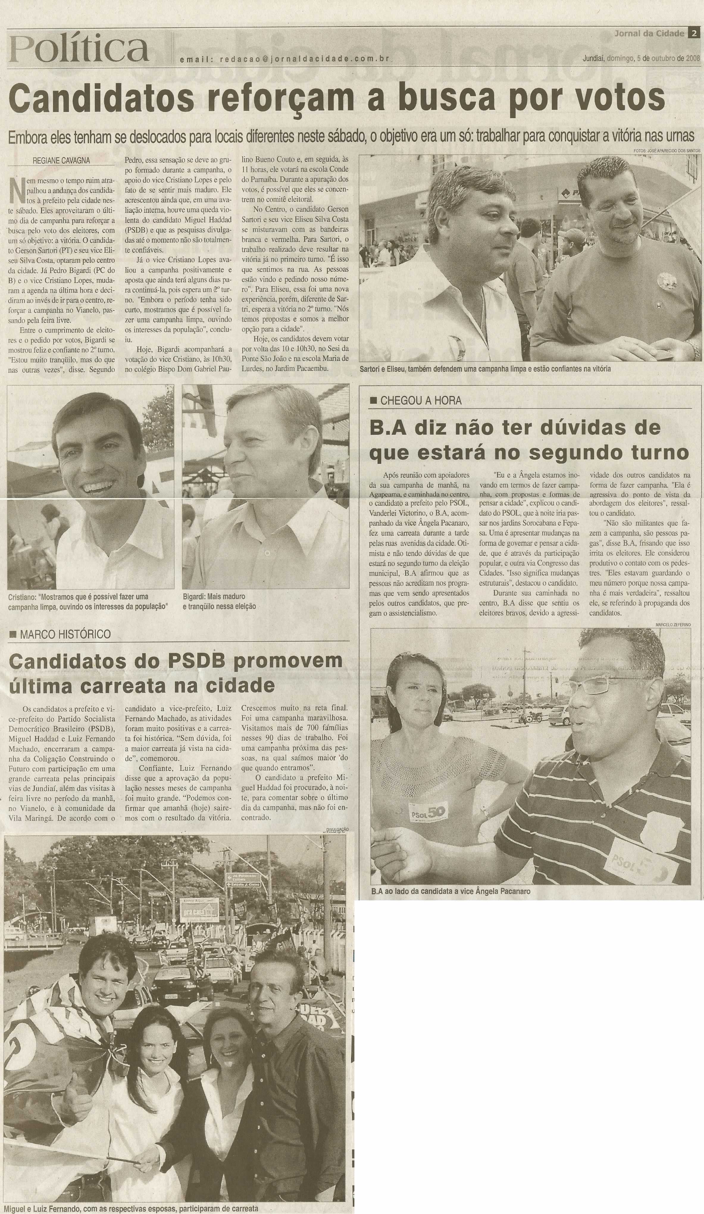 Jornal da Cidade - 05/10/2008