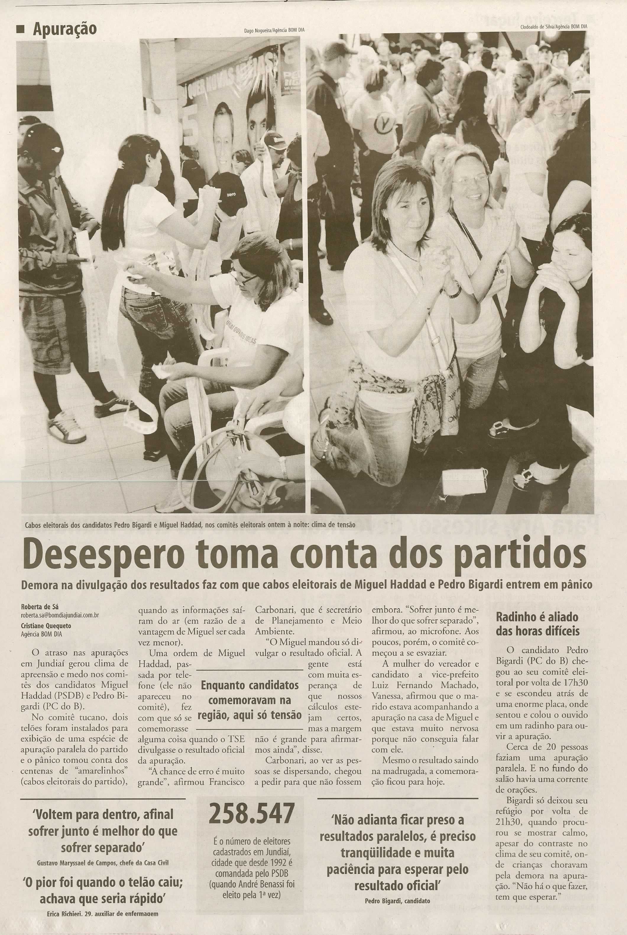 Bom Dia Jundiaí - 06/10/2008