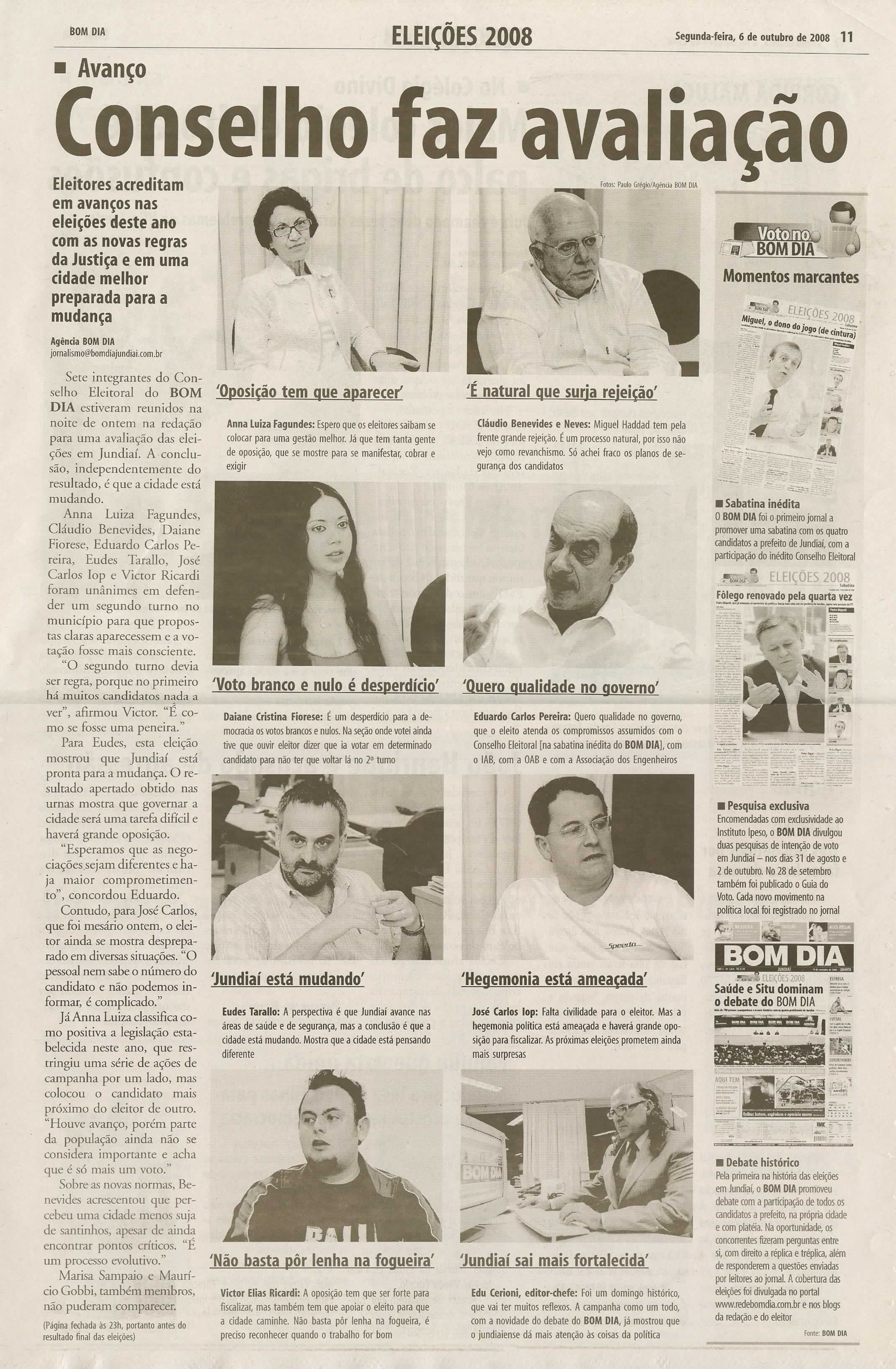 Bom Dia Jundiaí - 06/10/2008
