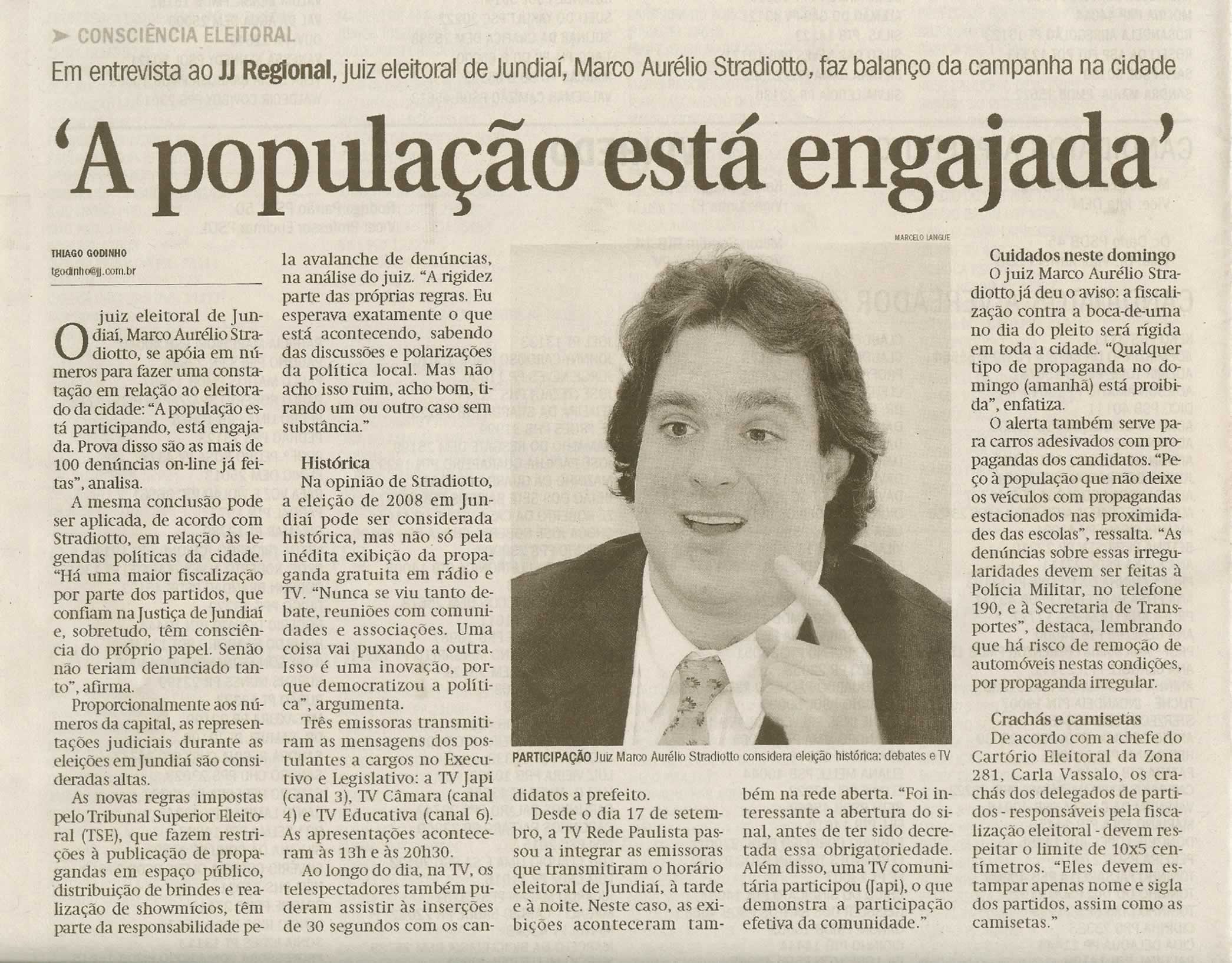 Jornal de Jundiaí - 04/10/2008