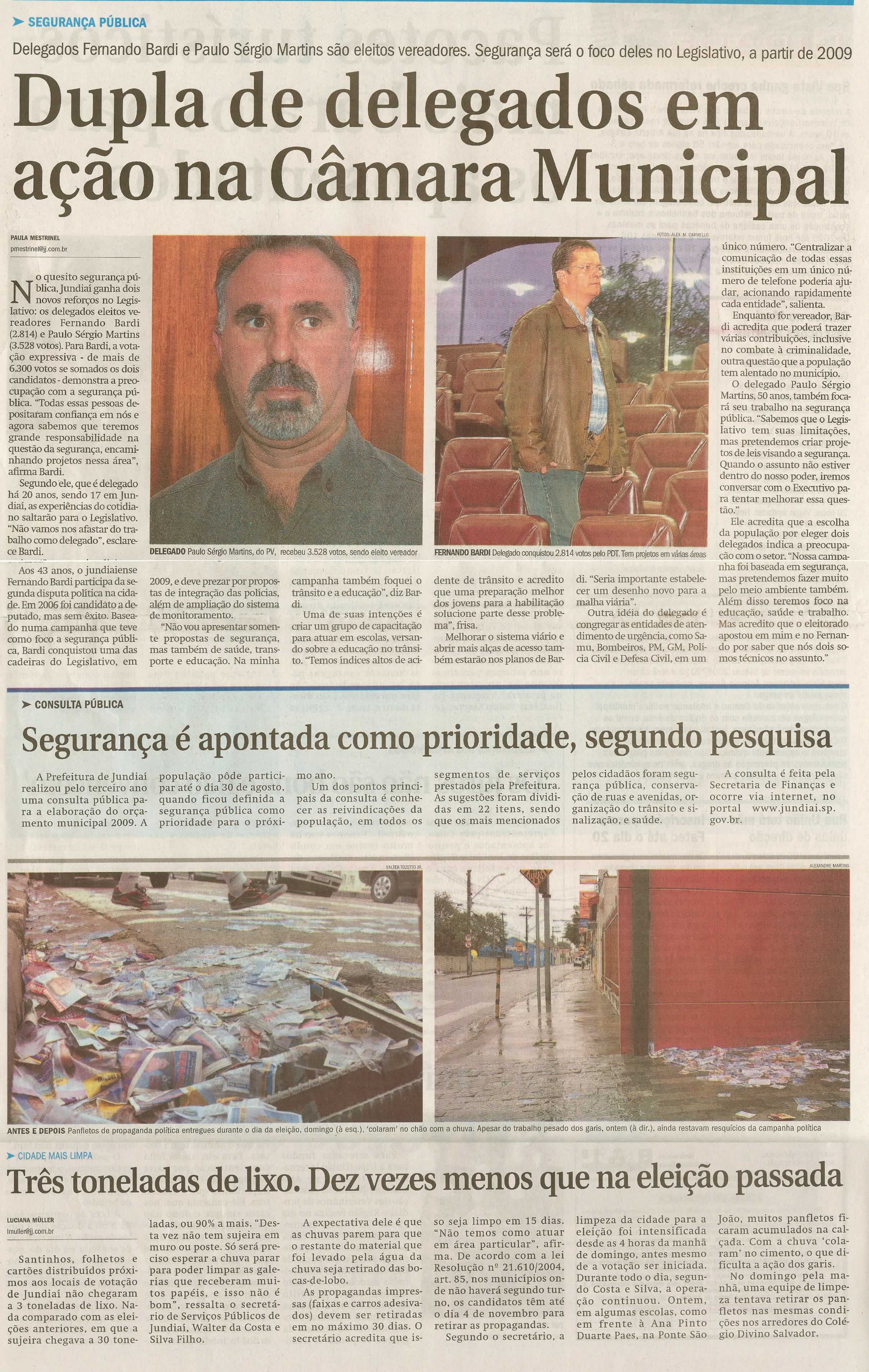 Jornal de Jundiaí - 07/10/2008