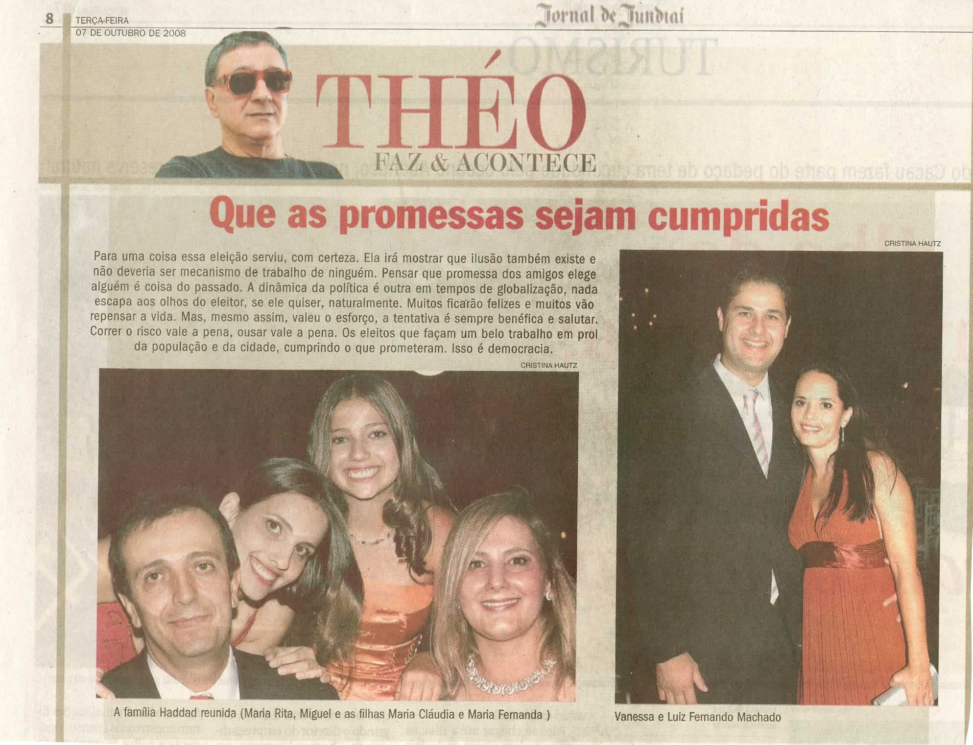 Jornal de Jundiaí - 07/10/2008