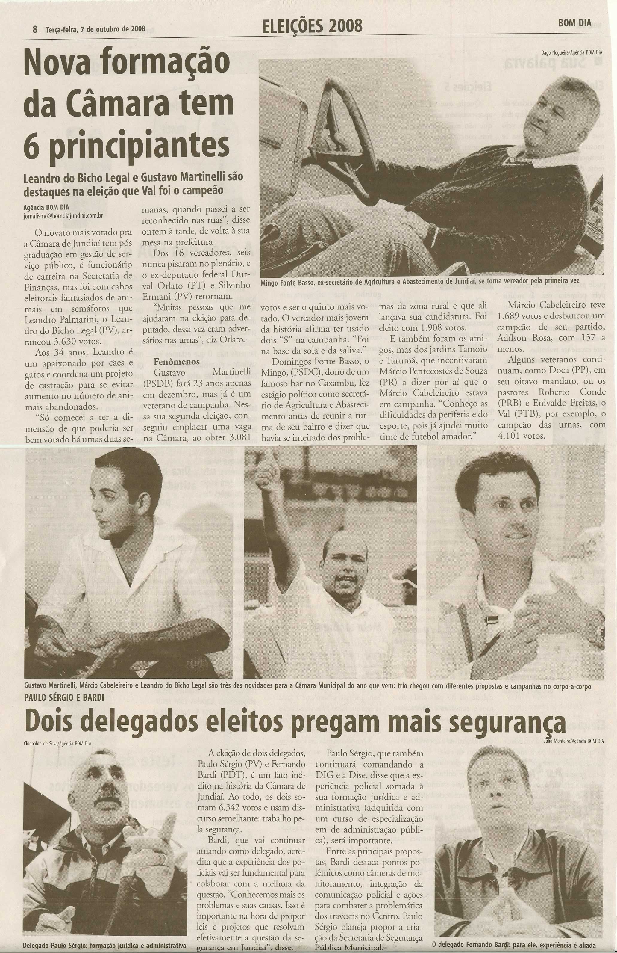 Bom Dia Jundiaí - 07/10/2008
