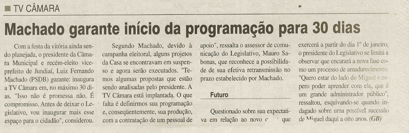 Jornal da Cidade - 07/10/2008