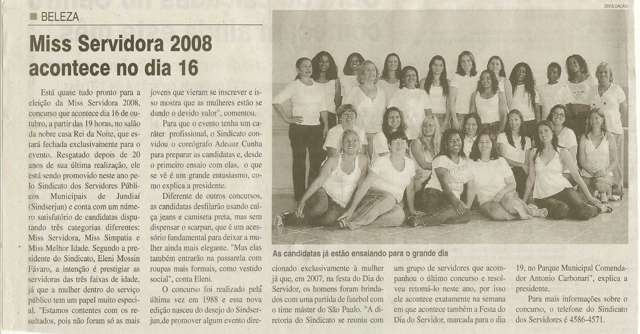 Jornal da Cidade - 08/10/2008