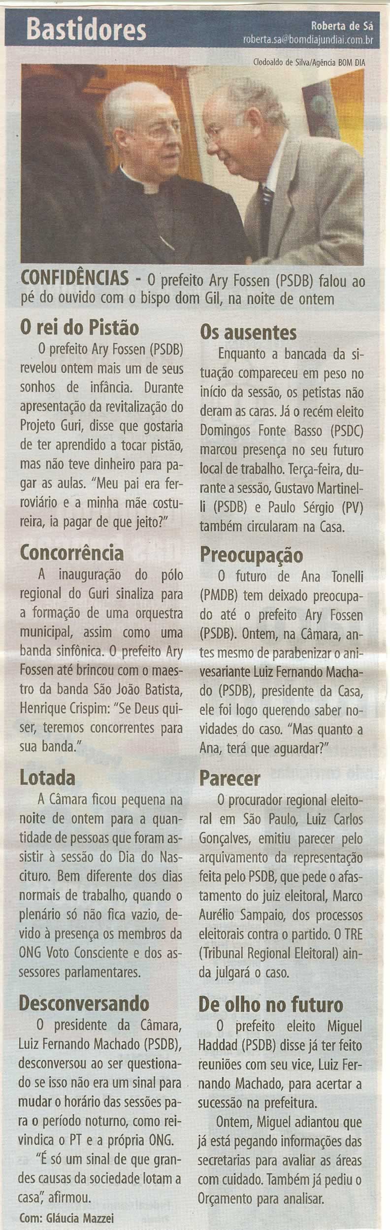 Bom Dia Jundiaí - 09/10/2008
