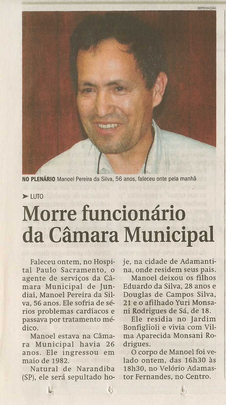 Jornal de Jundiaí - 11/10/2008