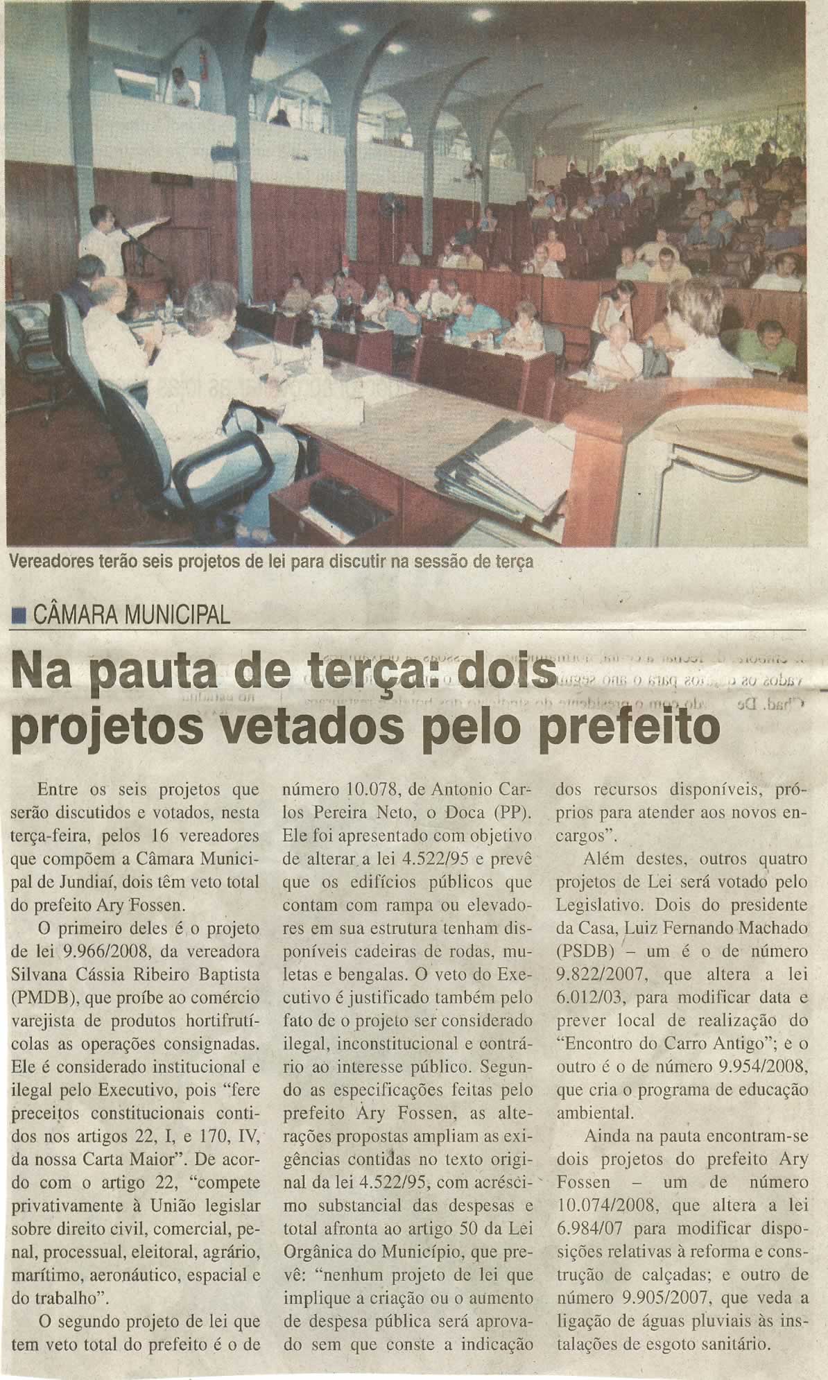 Jornal da Cidade - 12/10/2008