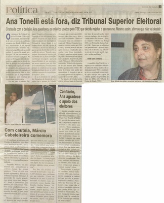 Jornal da Cidade - 12/10/2008