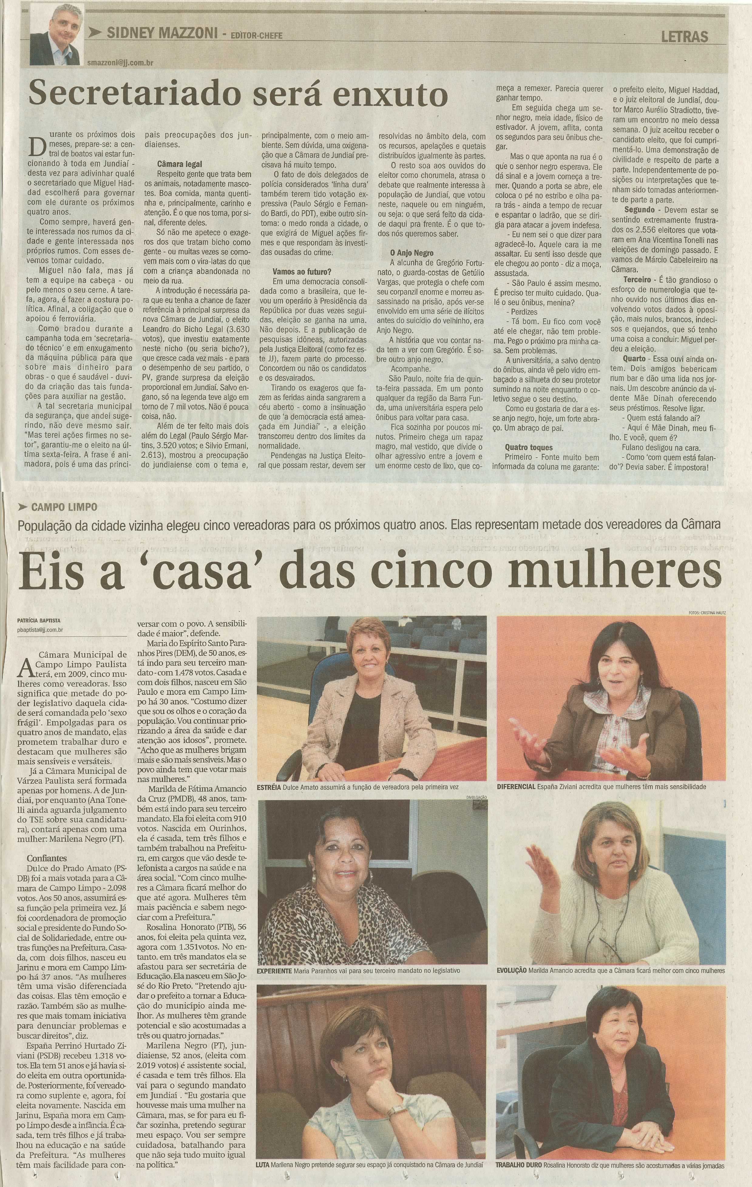 Jornal de Jundiaí - 12/10/2008