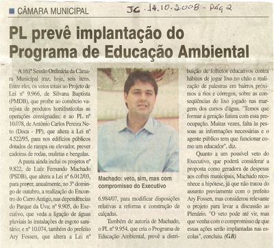 Jornal da Cidade - 14/10/2008