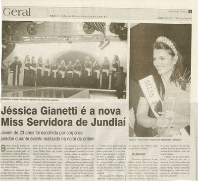 Jornal da Cidade - 17/10/2008