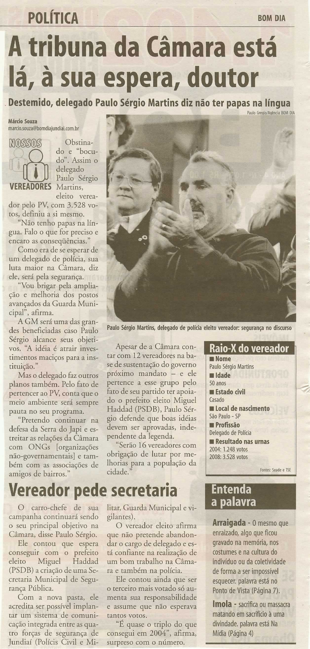 Bom Dia Jundiaí - 19/10/2008