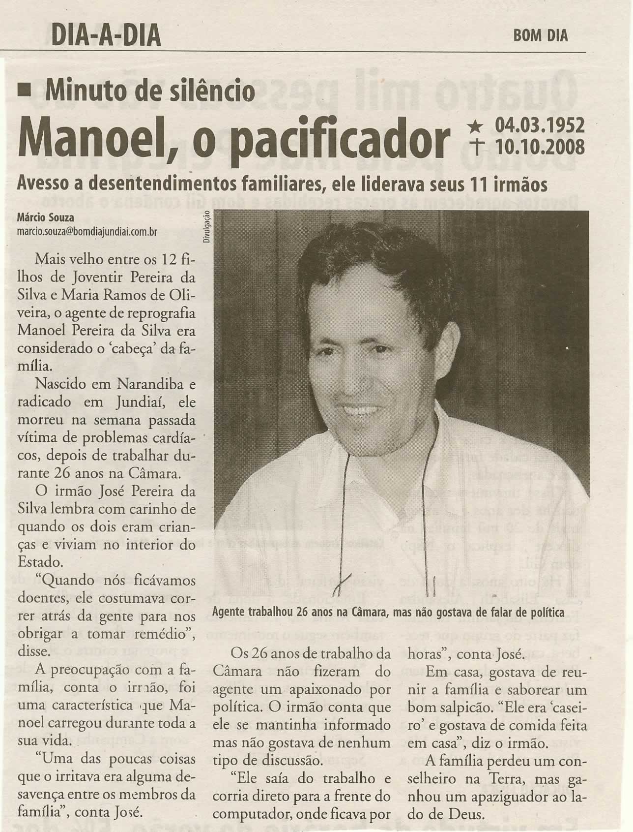 Bom Dia Jundiaí - 20/10/2008