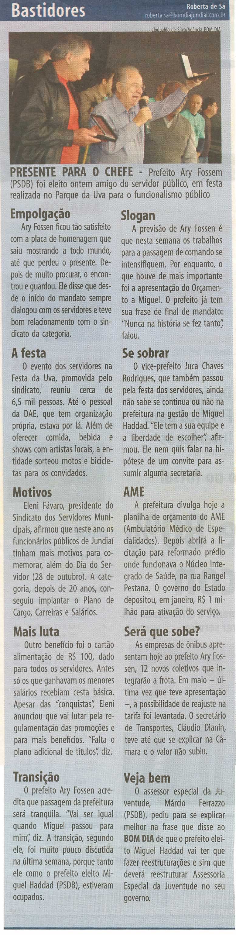 Bom Dia Jundiaí - 20/10/2008